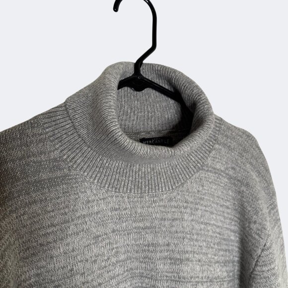NWOT JCrew Turtleneck Sweater Woman’s Plus sz 3X Marled Gray Heather - Picture 7 of 14
